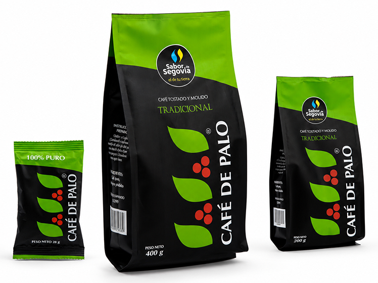 Bolsa de Café de Palo tradicional tostado y molido